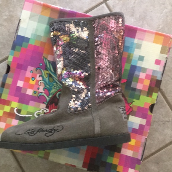 Ed Hardy Boots - Picture 2 of 4